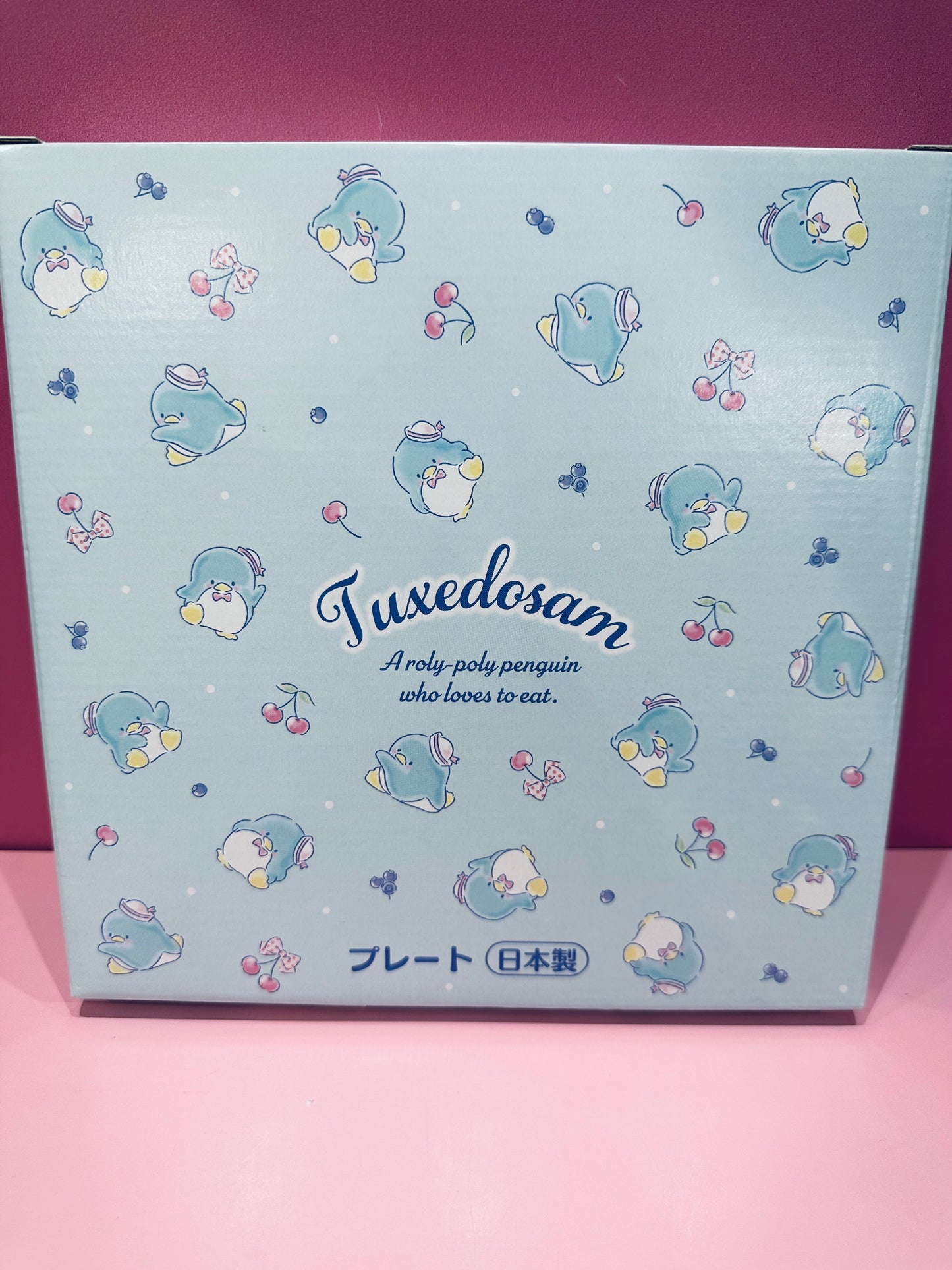 SANRIO ORIGINAL TUXEDOSAM GLASS PLATE