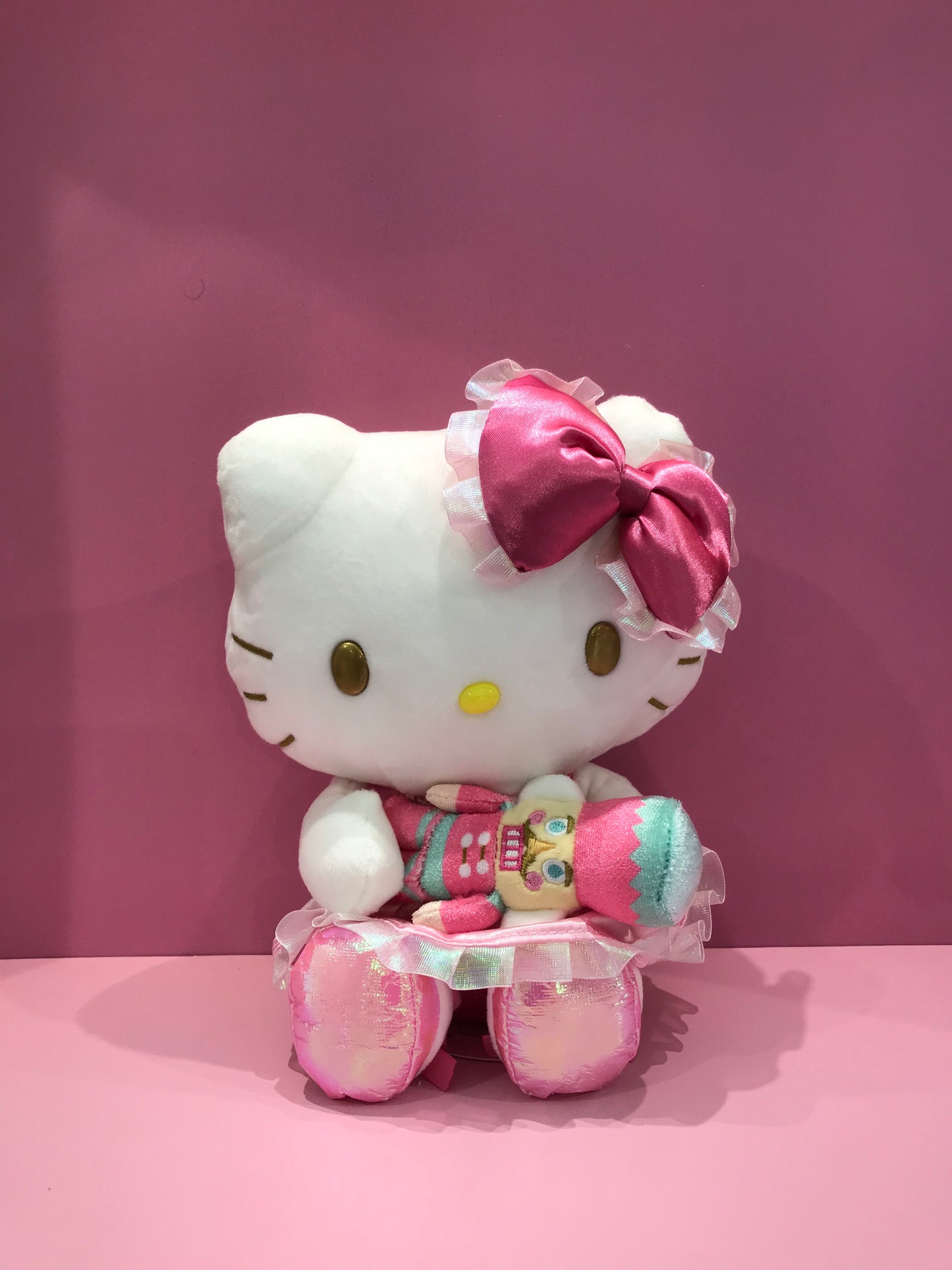 HELLO KITTY 8 IN PLUSH NUTCRACKER