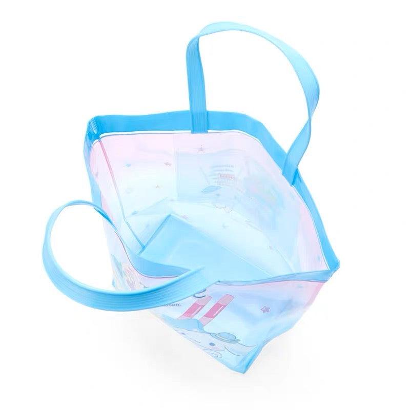 SANRIO CINNAMOROLL VINYL BUCKET BAG ICE