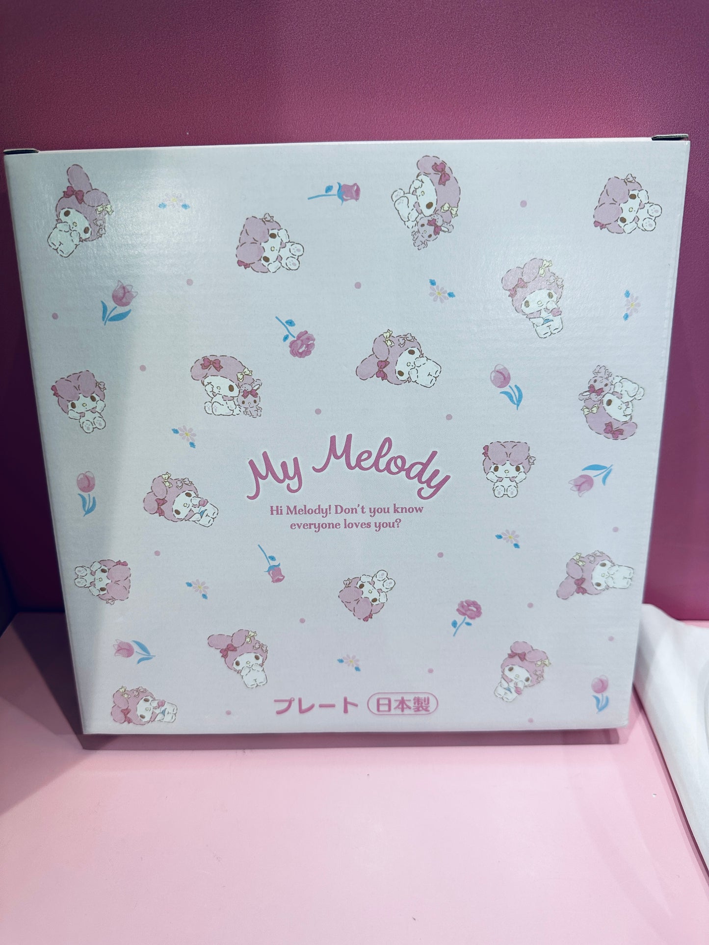 SANRIO ORIGINAL MY MELODY GLASS PLATE