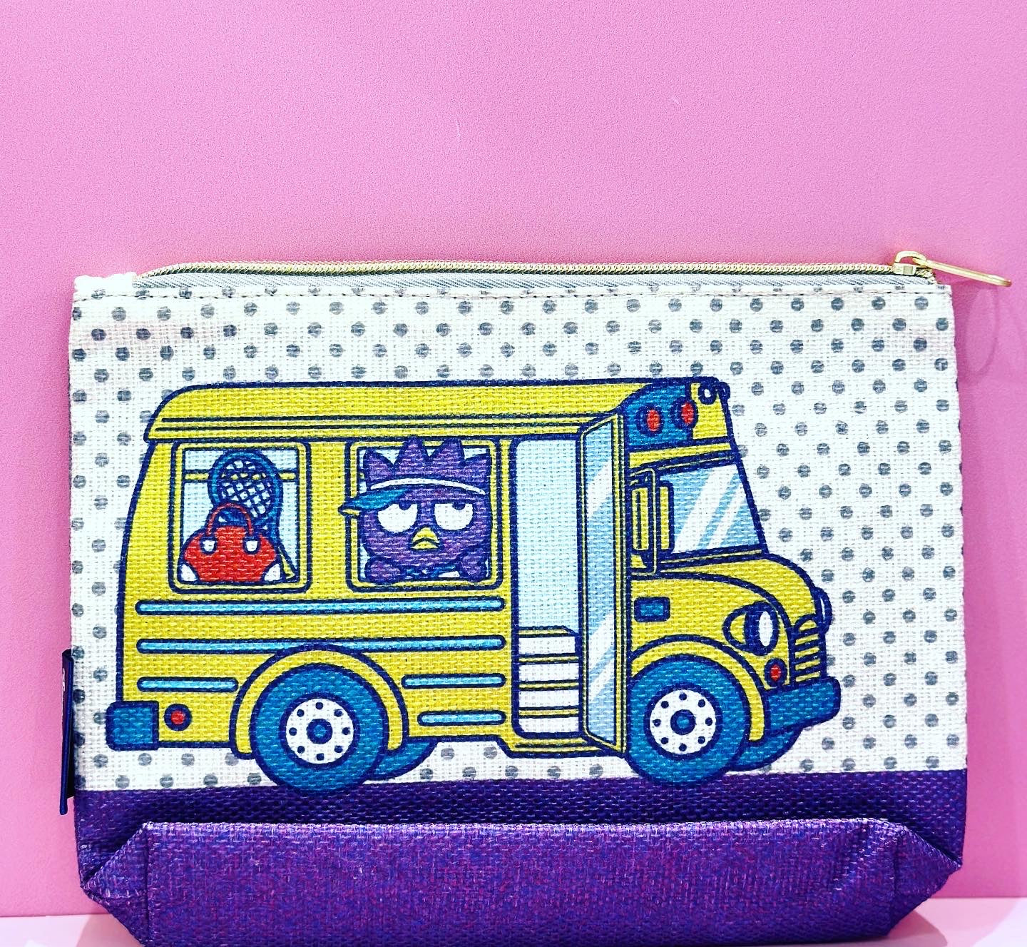 SANRIO CHARACTERS BADTZ MARU CAVAS POUCH 2023 RETRO 8