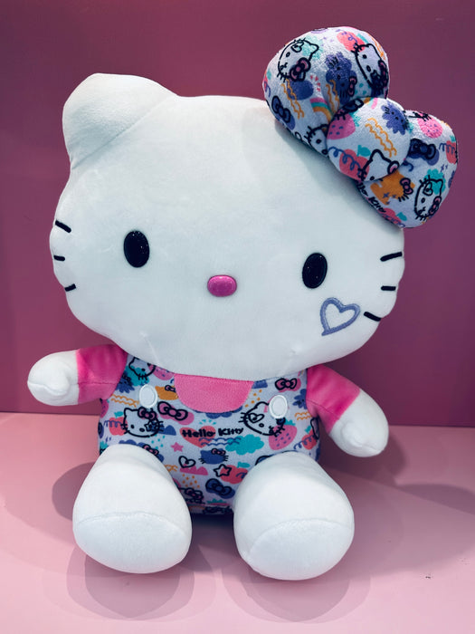 HELLO KITTY 12 INCH PLUSH COLORFUL GRAFFITI