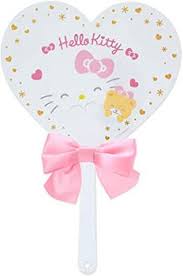 SANRIO ORIGINAL HELLO KITTY HANDHELD FAN SMILING