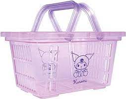 SANRIO JAPAN ORIGINAL KUROMI FAMILY WORLD CHROMITIZING MINI BASKET