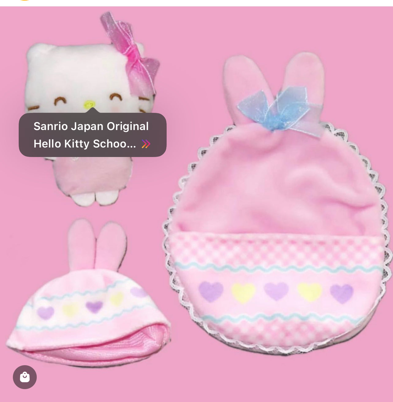 SANRIO JAPAN ORIGINAL CHARACTERS  EASTER EGG RABBIT HELLO KITTY