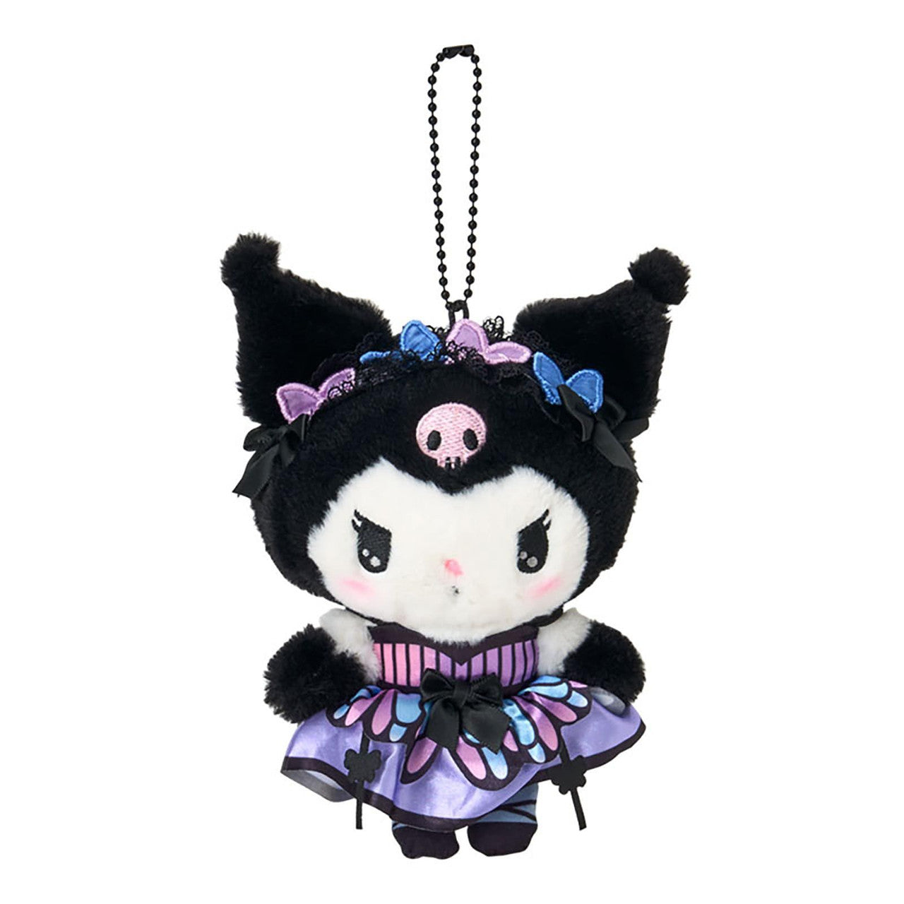 SANRIO ORIGINAL KUROMI MASCOT HOLDER BUTTERFLY