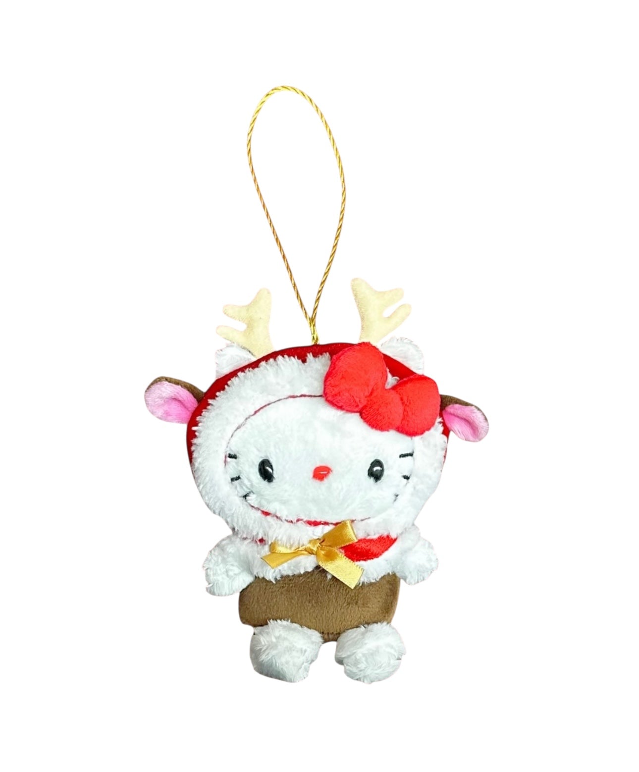 SANRIO HELLO KITTY MASCOT ORNAMENT / PLUSH SANTA CLAUS COSTUME REINDEER