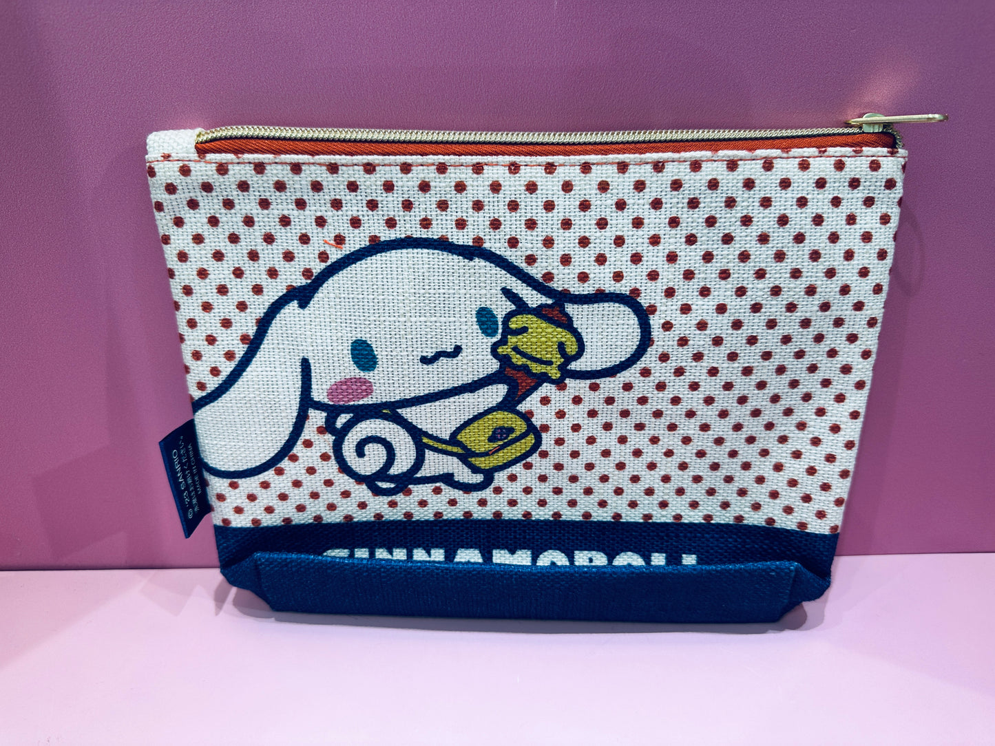 SANRIO CHARACTERS CINNAMOROLL CAVAS POUCH 2023 RETRO 9
