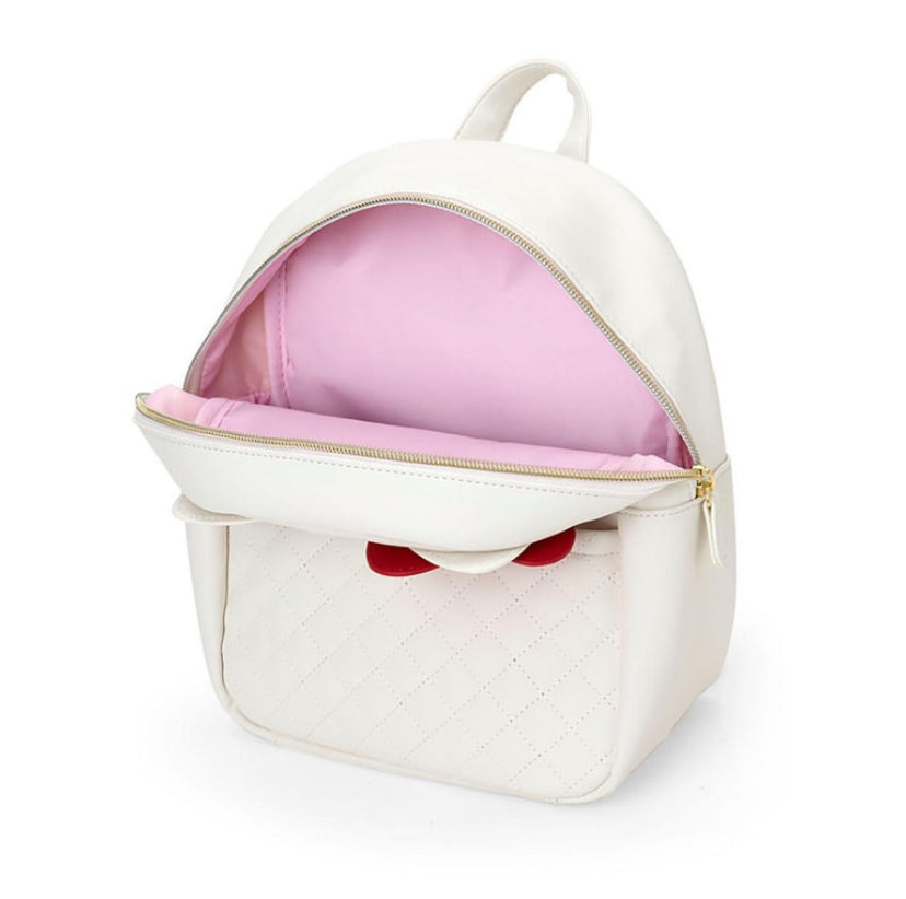 SANRIO HELLO KITTY FACE-SHAPED BACKPACK PU LEATHER