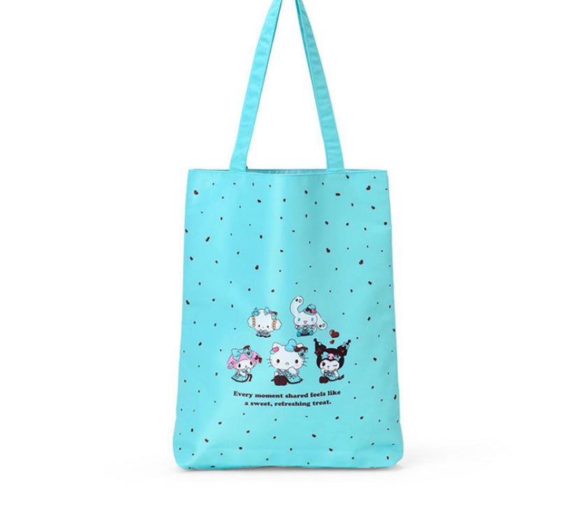 SANRIO OTHER TOTE BAG (CHOCO MINT) CHARACTERS