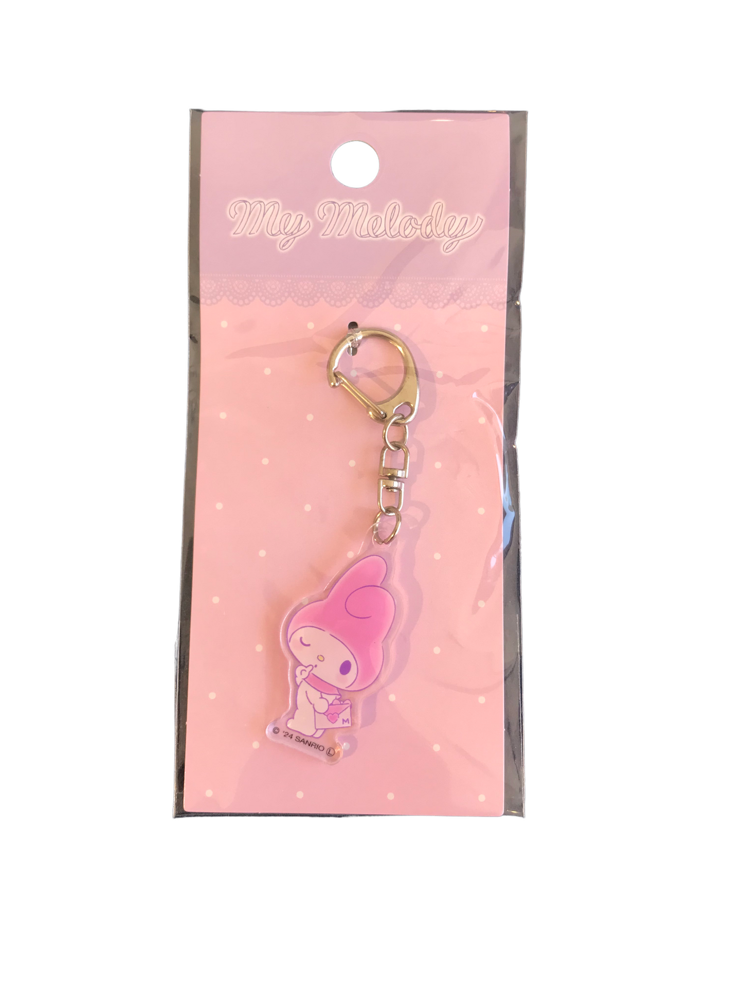 SANRIO JAPAN ORIGINAL MY MELODY ACRYLIC KEYCHAIN