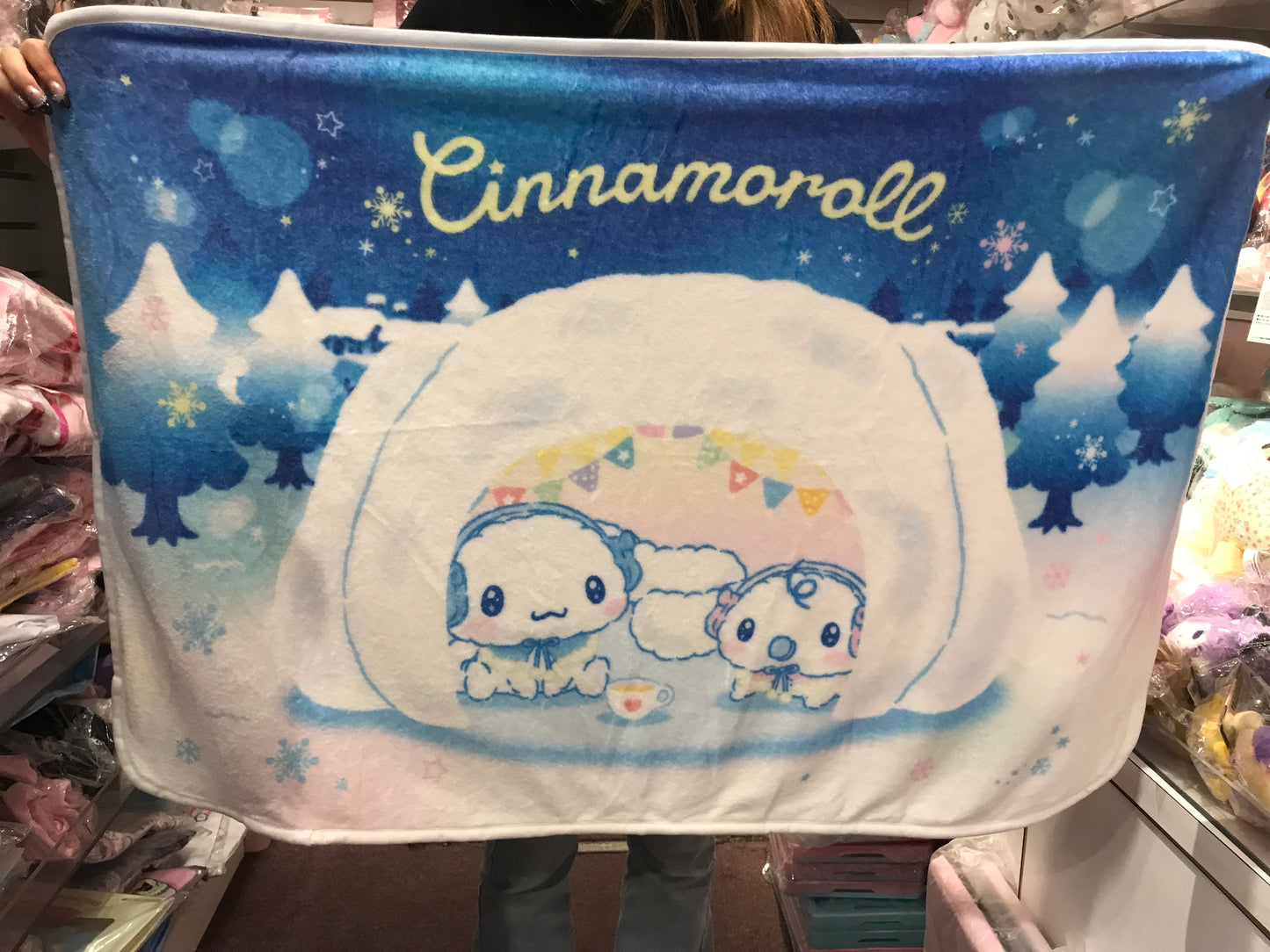 SANRIO JAPAN ORIGINAL CINNAMOROLL SMALL BLANKET 2024 KUJI #10