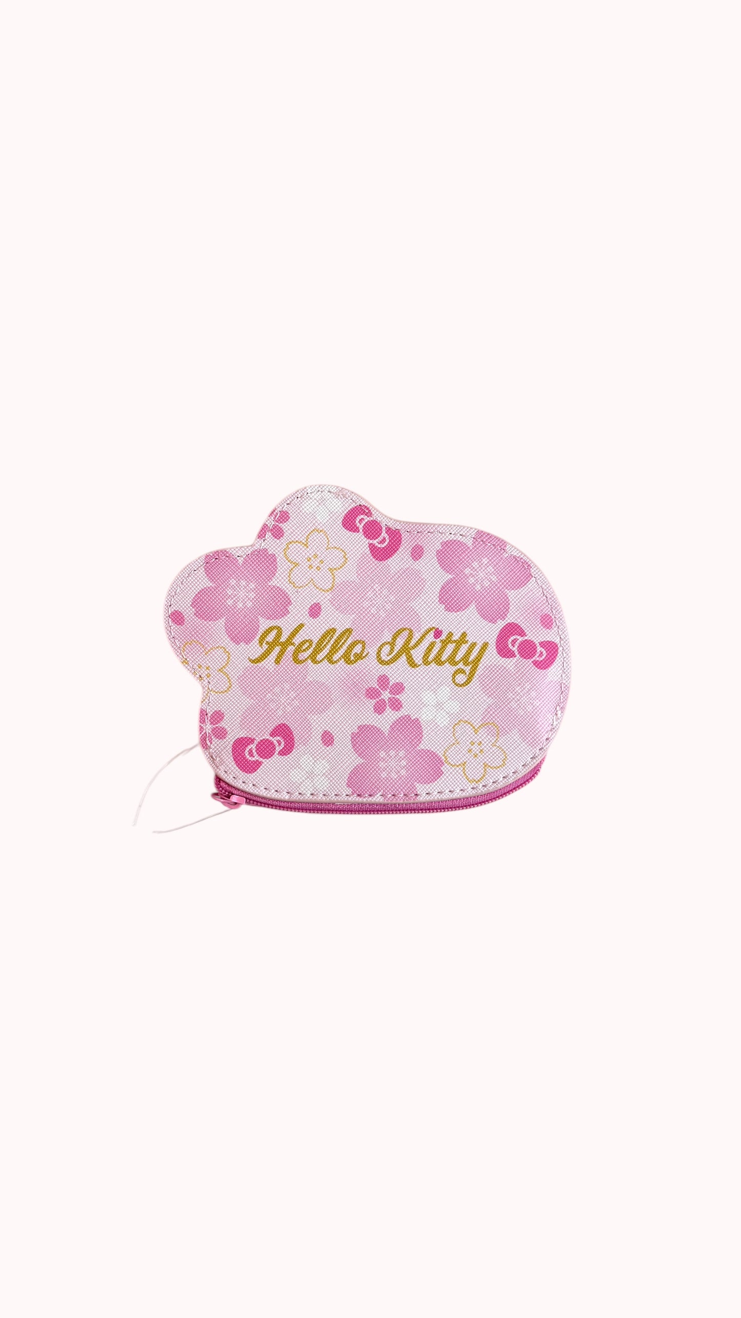SANRIO HELLO KITTY CHERRY BLOSSOM DIECUT COIN PURSE