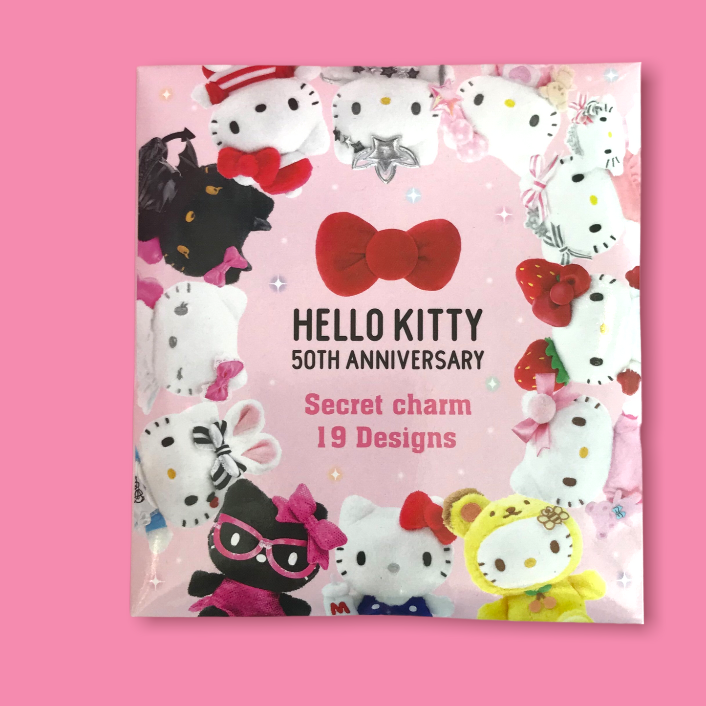 SANRIO JAPAN ORIGIAL HELLO KITTY 50TH ANNIVERSARY ACRYLIC CHARM BLIND BOX