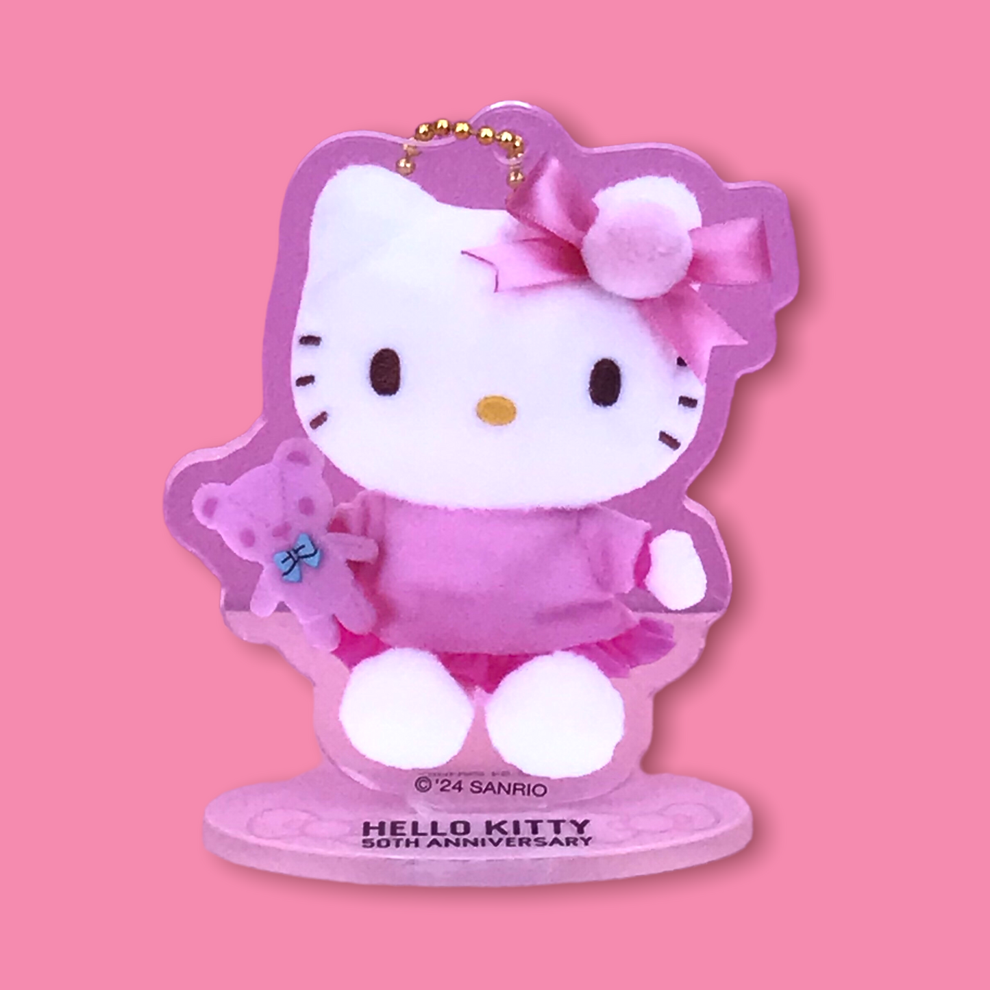 SANRIO JAPAN ORIGIAL HELLO KITTY 50TH ANNIVERSARY ACRYLIC CHARM BLIND BOX