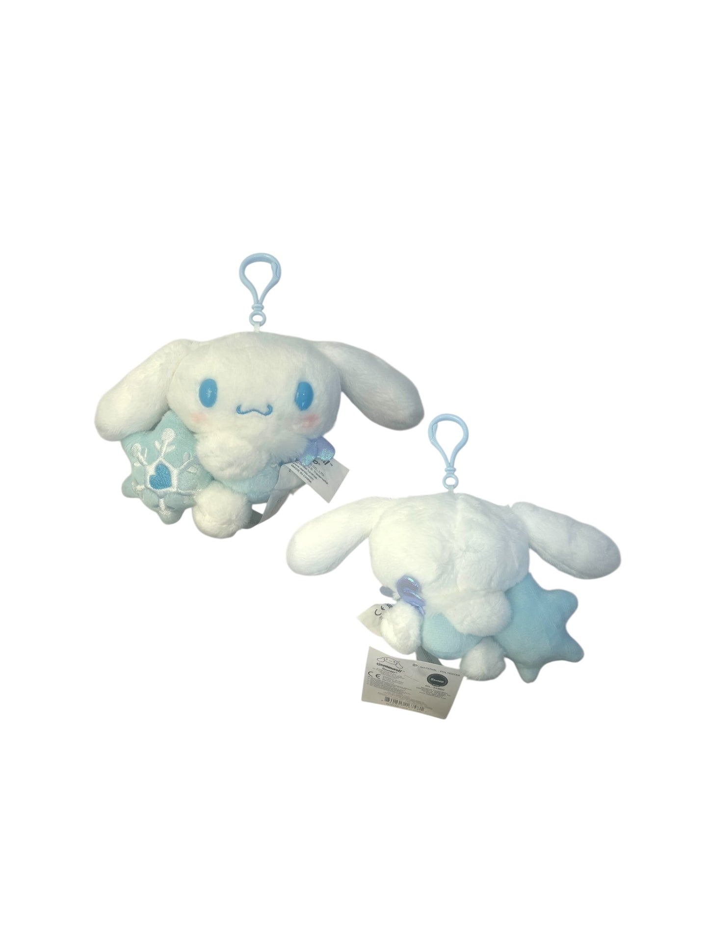 SANRIO CINNAMOROLL SNOW ANGEL MASCOT CLIP / PLUSH