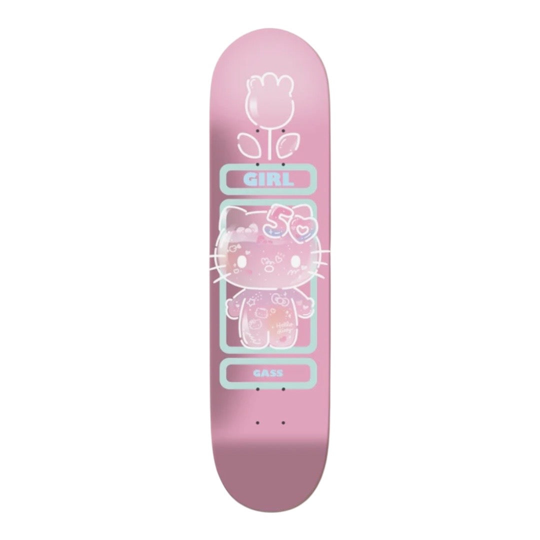 HELLO KITTY 50TH ANNIVERSARY GASS PINK SKATEBOARD