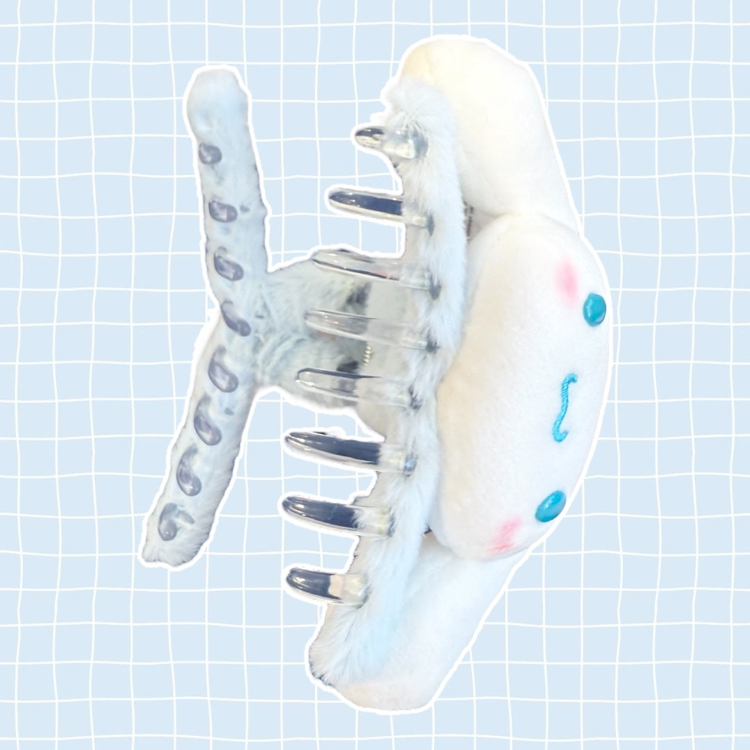 SANRIO CINNAMOROLL SKY BLUE MASCOT CLAW HAIR CLIP