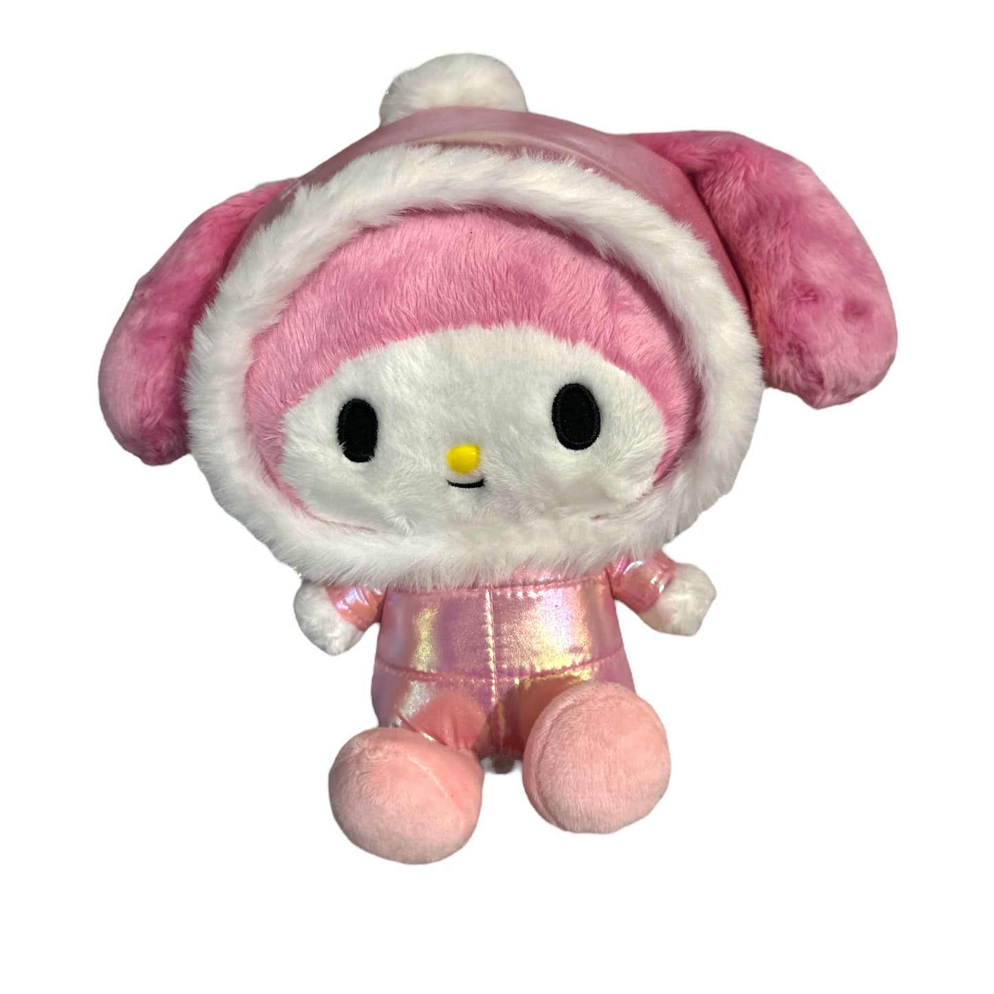 SANRIO MY MELODY SHINY PUFFER HOODED JACKET 8 IN PLUSH