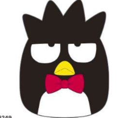SANRIO BADTZ MARU ROUND SHAPE MASCOT