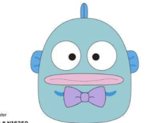 SANRIO HANGYODON ROUND SHAPE MASCOT
