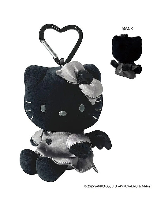 SANRIO MASCOT HOLDER HELLO KITTY BLACK ANGEL