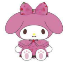 SANRIO ORIGINAL MY MELODY STRAWBERRY DRESS 8 IN PLUSH