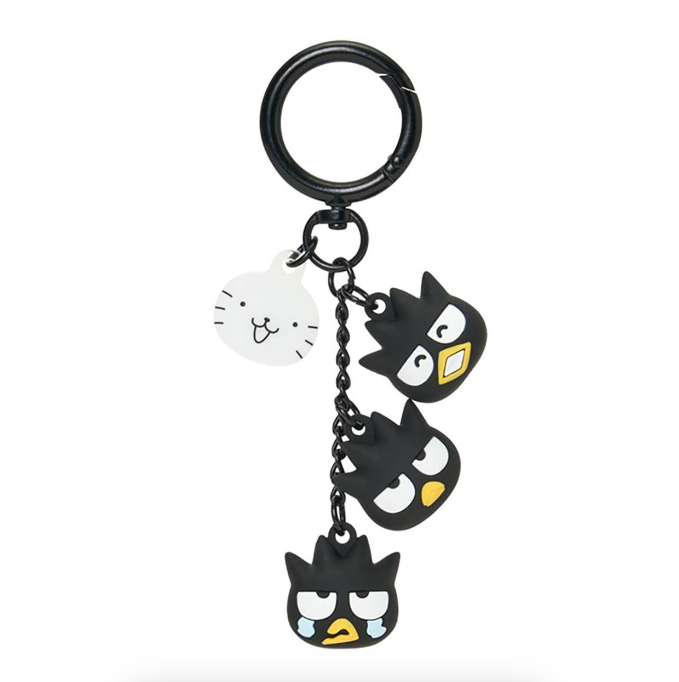 SANRIO ORIGINAL BADTZ MARU KEYCHAIN (HANGYODON & BAD BADTZ-MARU FUNNY FACE)