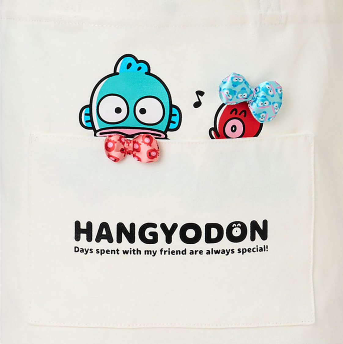 SANRIO ORIGINAL HANGYODON 40TH ANNIVERSARY TOTEBAG