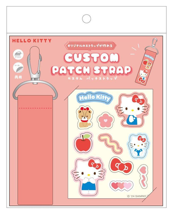 SANRIO ORIGINAL HELLO KITTY CUSTOM PATCH STRAP