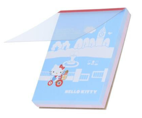 SANRIO ORIGINAL HELLO KITTY MINI NOTEPAD SHOPPING 50TH ANNIVERSARY2002