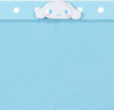 CINNAMOROLL WORDS FRAME KEYCHAIN