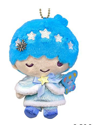 SANRIO ORIGINAL LITTLE TWIN STARS KIKI MASCOT HOLDER STAR CAPE