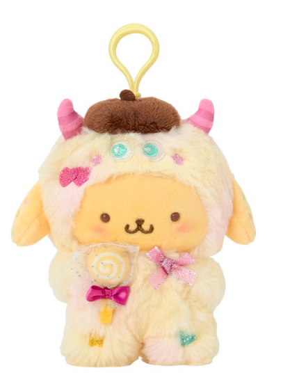 SANRIO ORIGINAL POMPOMPURIN COLORFUL POP MONSTER MASCOT HOLDER