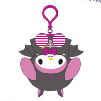 SANRIO MY MELODY MASCOT CLIP ON BAT HALLOWEEN