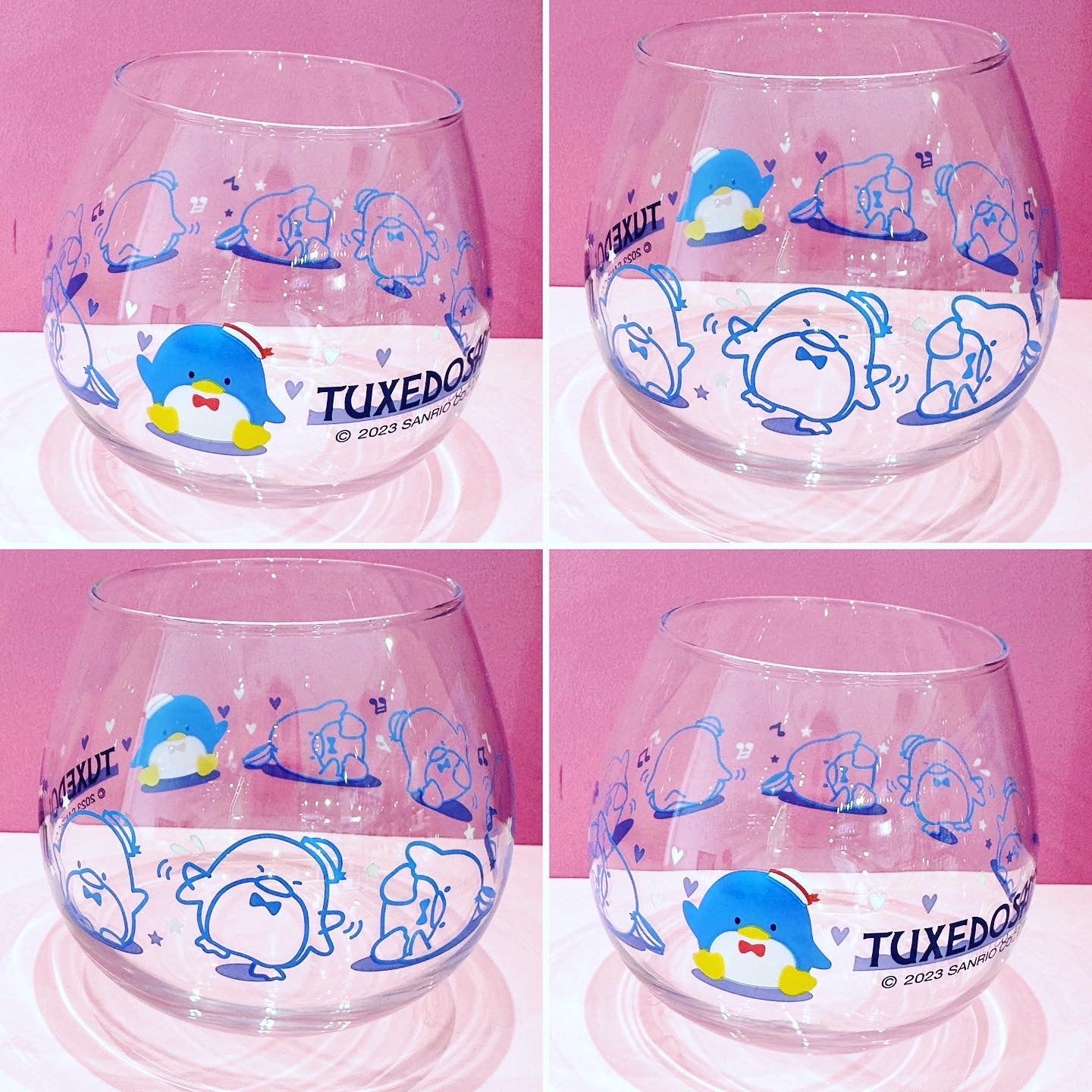 SANRIO ORIGINAL 2023 TUXEDOSAM KUJI TUMBLER GLASS CUP #9
