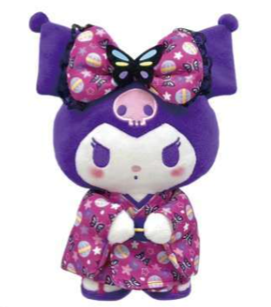 SANRIO ORIGINAL KUROMI KIMONO 10 IN STANDING PLUSH