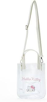 SANRIO JAPAN ORIGINAL HELLO KITTY CLEAR SHOULDER HANDBAG