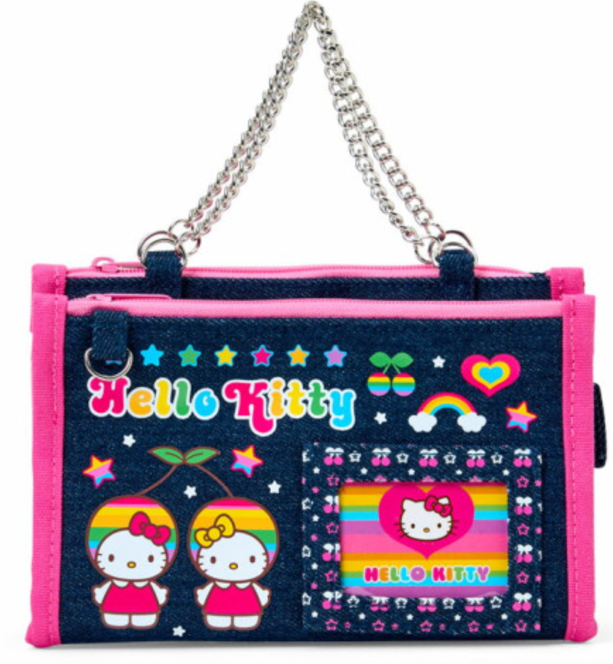 SANRIO ORIGINAL HELLO KITTY HEART-FLUTTERING HEISEI GIRL DEMIN POUCH