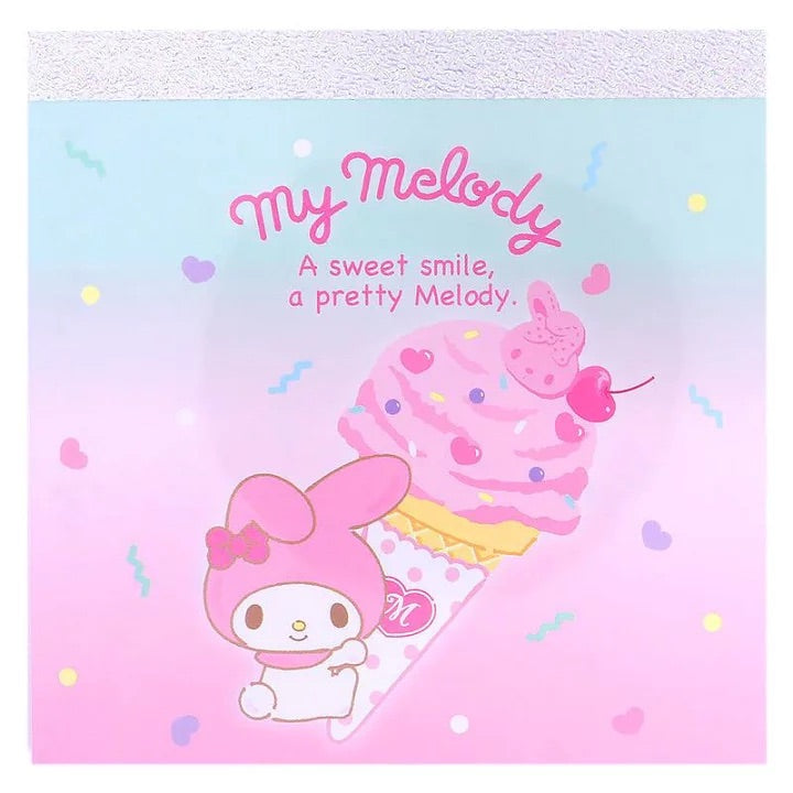 SANRIO MY MELODY ICE CREAM MEMO PAD MM
