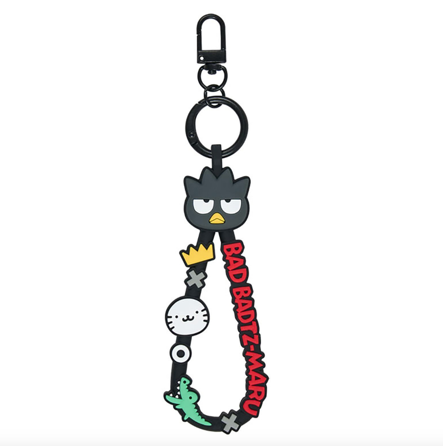SANRIO ORIGINAL BADTZ MARU RUBBER CORE KEYCHAIN