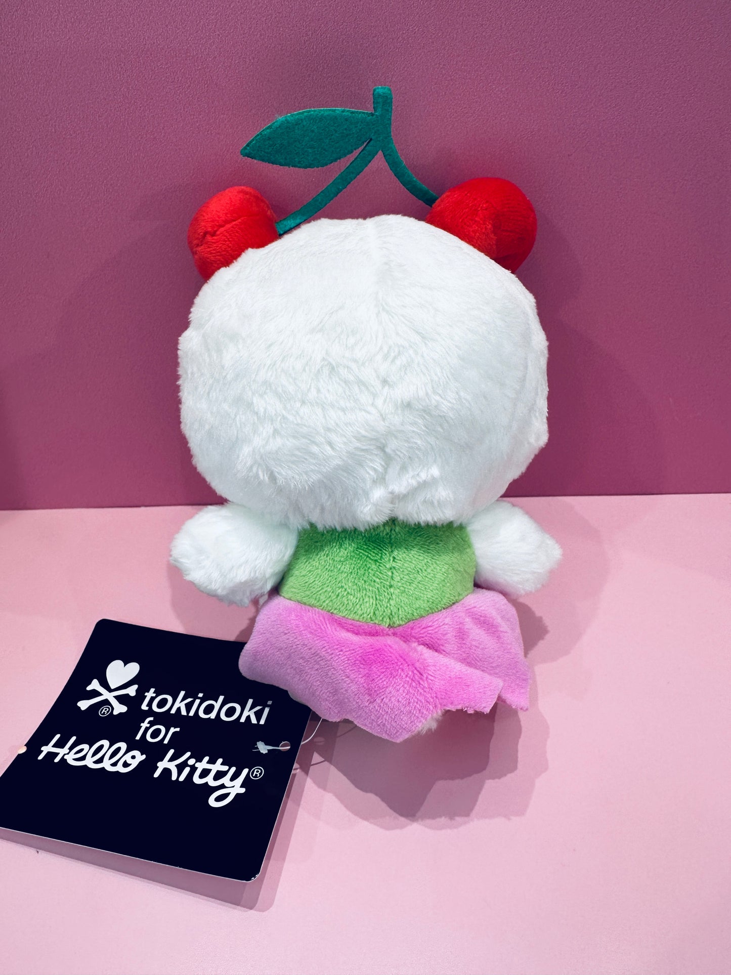 HELLO KITTY TOKIDOKI MASCOT PLUSH CHERRY MIDNIGHT METROPOLIS