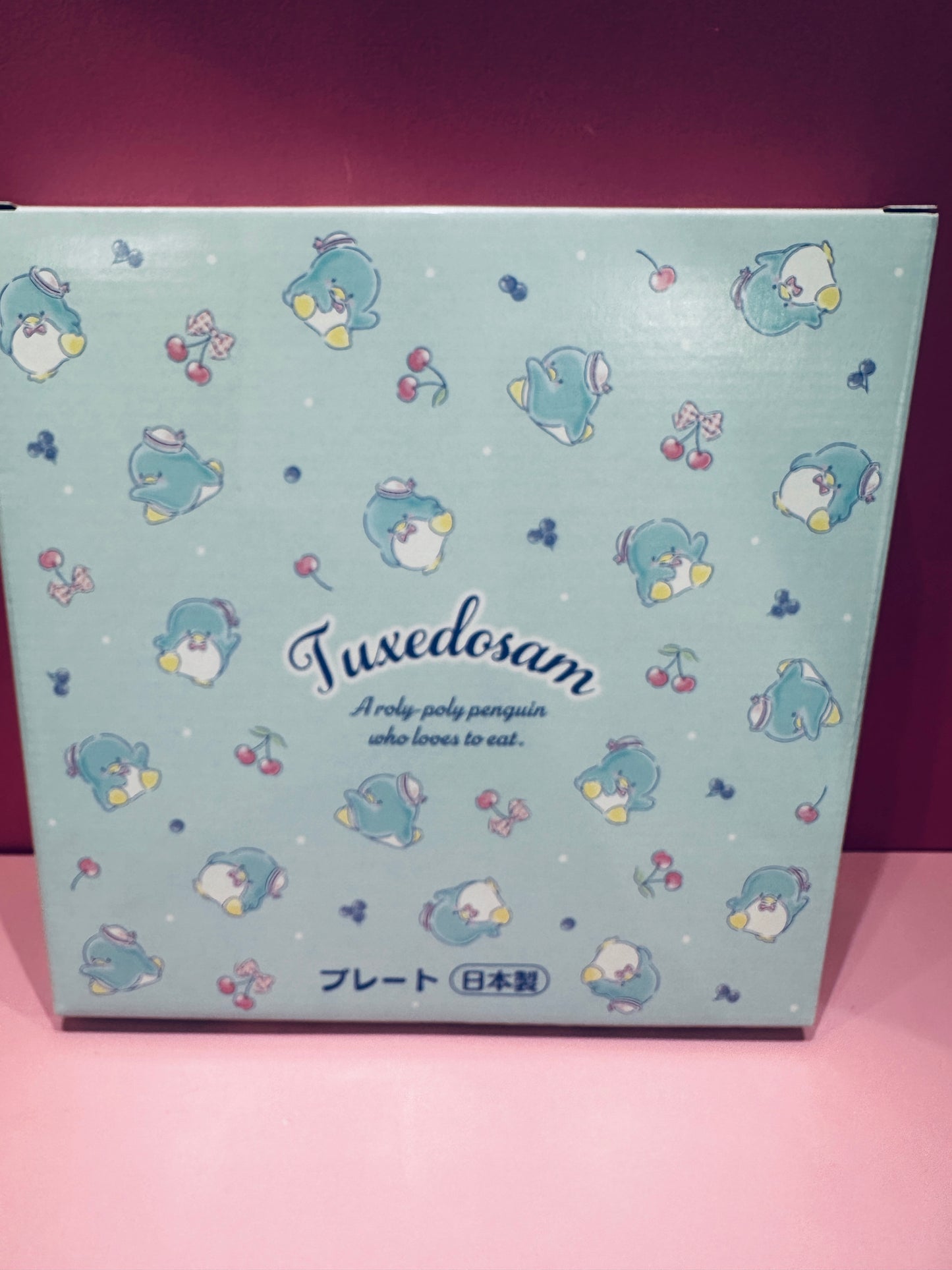 SANRIO ORIGINAL TUXEDOSAM GLASS PLATE