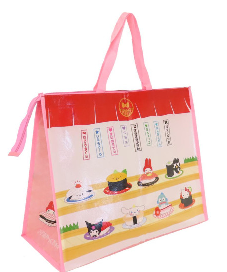 SANRIO ORIGINAL SUSHI SHOPPING BAG (XL) PINK