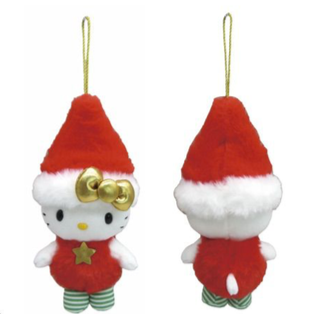 HELLO KITTY MASCOT ORNAMENT RED CHRISTMAS