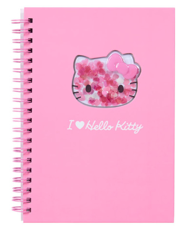 SANRIO ORIGINAL HELLO KITTY B6 RING NOTEBOOK PINK