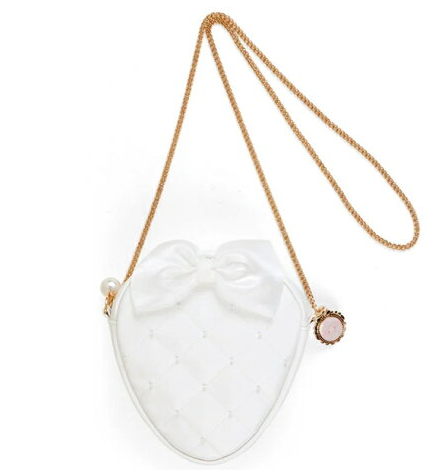 SANRIO JAPAN ORIGINAL MY MELODY WHITE STRAWBERRY TEA TIME CROSS BODY BAG