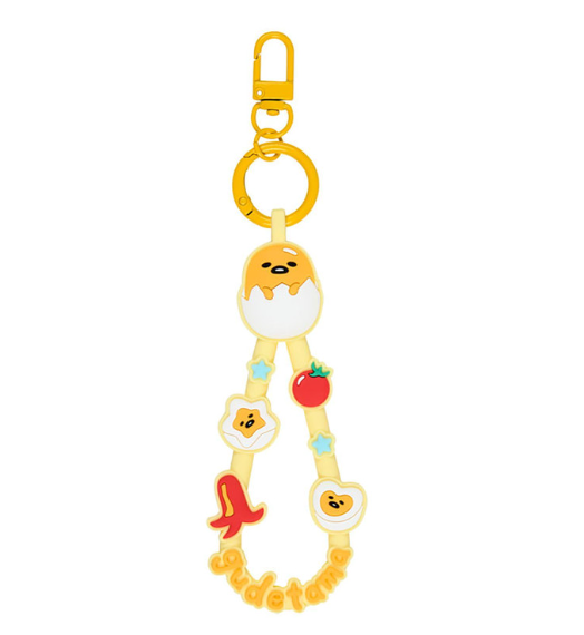 SANRIO ORIGINAL GUDETAMA RUBBER CORE KEYCHAIN