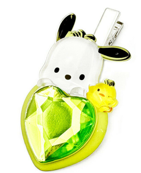 SANRIO ORIGINAL POCHACCO X PIYO HAIR CLIP BAG DECORATION (MAGICAL JEWELRY HEART)