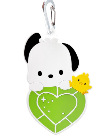 SANRIO ORIGINAL POCHACCO X PIYO SILICONE POUCH WITH CARABINER
